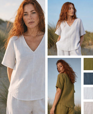Wolke Linen Top