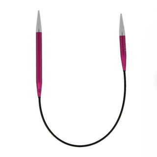 Zing Asymmetric Fixed Circular Needles 25cm