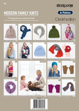 Modern Family Knits Pattern Book 363