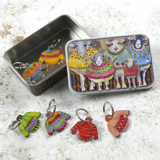 Stitch Markers In A Pocket Tin