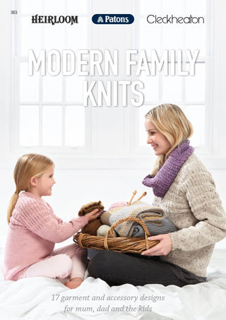 Modern Family Knits Pattern Book 363