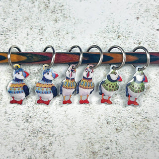 Knitting Stitch Markers (Set of 6)