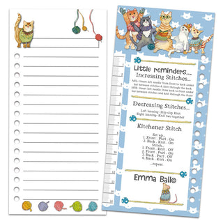 Knitting Colour Chart Cards