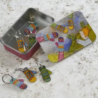 Stitch Markers In A Pocket Tin