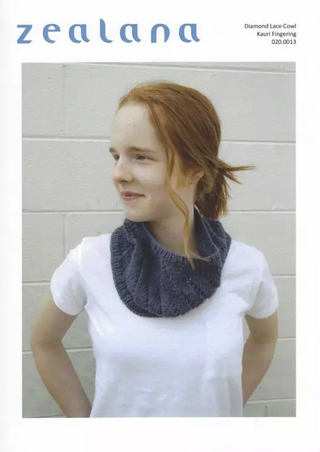 Diamond Lace Cowl Pattern