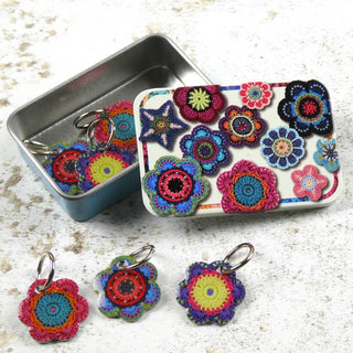 Stitch Markers In A Pocket Tin