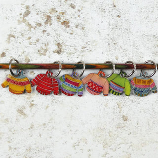 Knitting Stitch Markers (Set of 6)