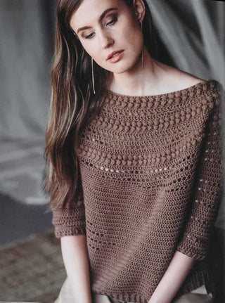 Crochet Sweaters with a Textured Twist