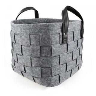 Woven Felt Storage Basket