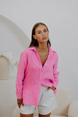 Long Sleeve Linen Shirt