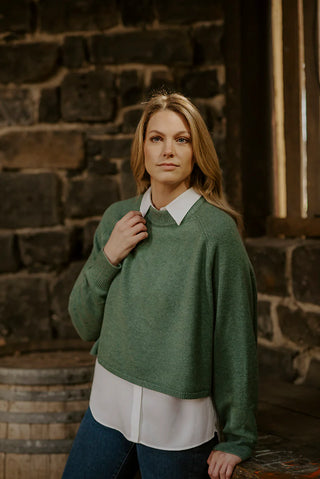 Batwing Saddle Shoulder Pullover