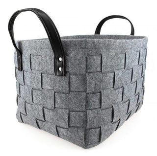 Woven Felt Storage Basket