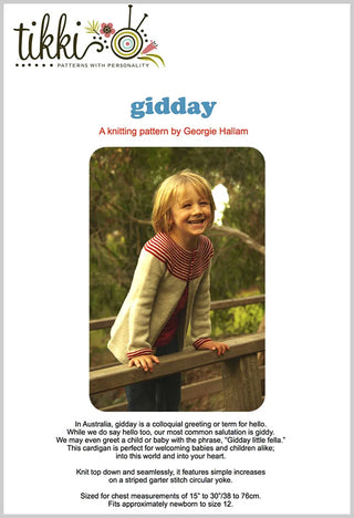 Gidday Cardigan Pattern