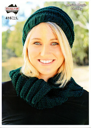 Merino Magic Cowl and Hat Pattern 416
