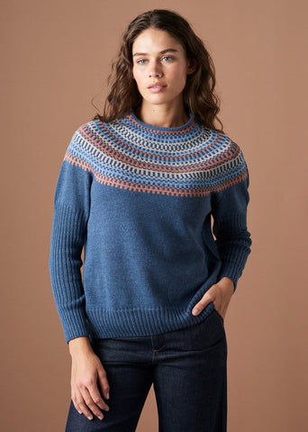 Dixie Modern Check Jumper Merino Wool