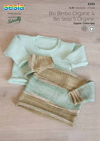 Baby Rolled Edges Sweater Patterns K392