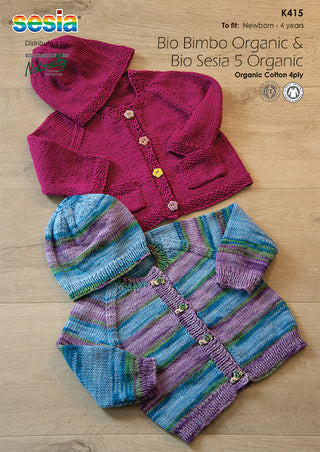 Baby Jacket and Hat Patterns K415