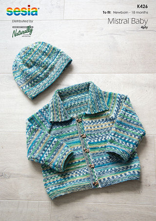 Baby Jacket and Hat Pattern K426