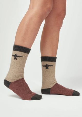 Colour Block Kite Sock
