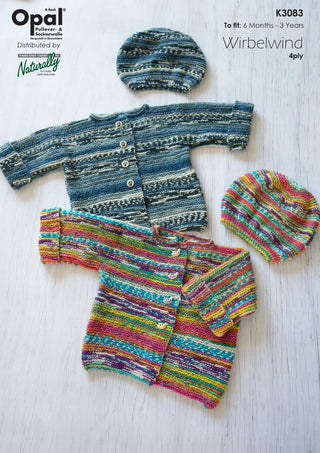 Garter Stitch Jacket and Hat K3083