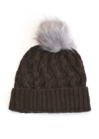 Mabel Aran Cable Beanie