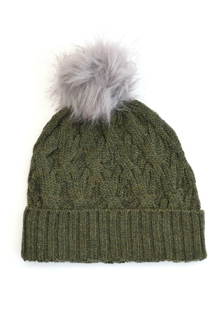 Mabel Aran Cable Beanie