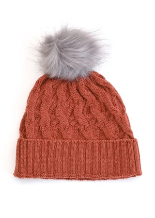 Mabel Aran Cable Beanie