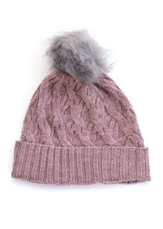 Mabel Aran Cable Beanie