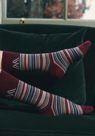 Striped Merino Socks