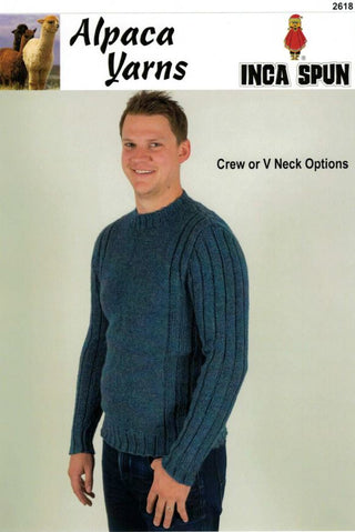 Man's Sweater Pattern 2618