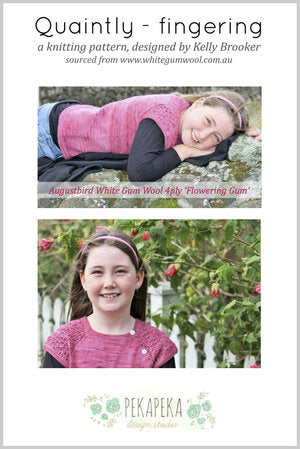 Child's Quaintly Tee Pattern