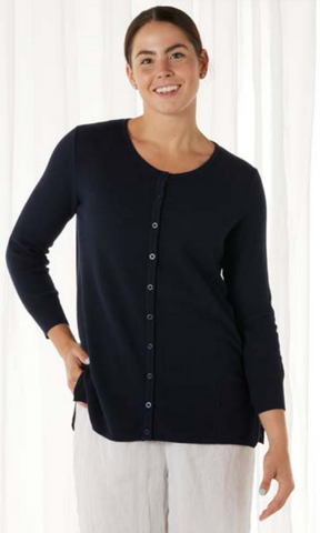 Essential 3/4 Sleeve Cardigan