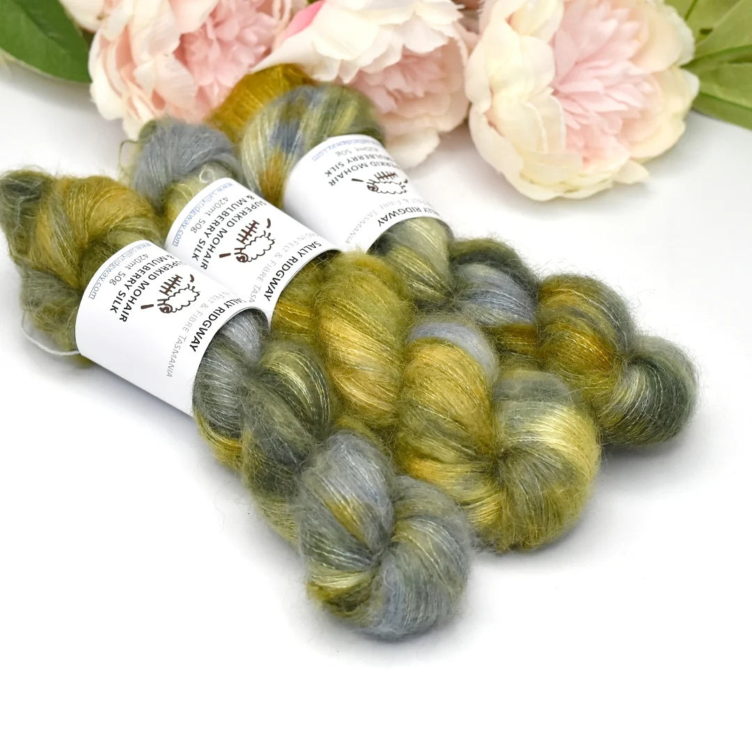 SYUMAN.】 HANDMADE KID MOHAIR KNIT Super Kid Mohair Silk