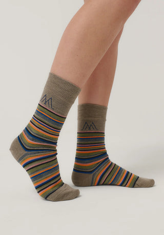 Striped Merino Socks