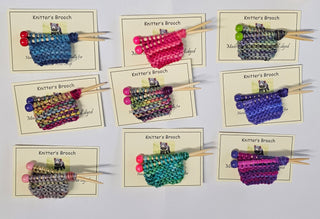 Tassie Devil Knitters Brooch