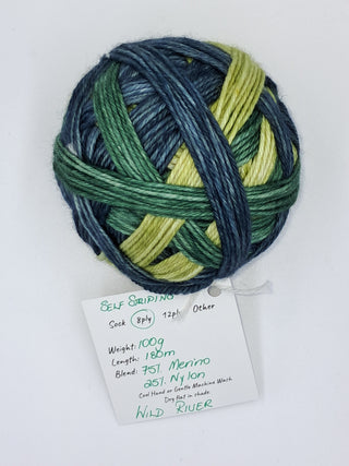 Self Striping Sock Yarn 8 Ply