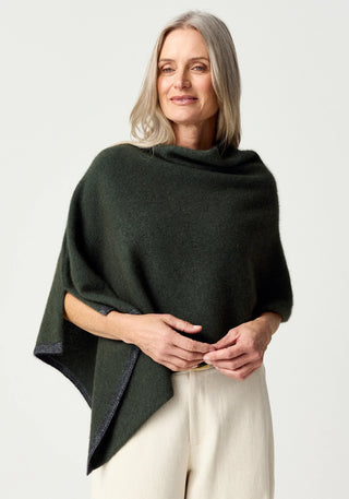 Two Tone Poncho