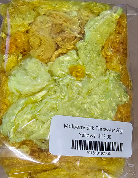 Mulberry Silk Throwster 20g Yellows