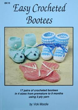 Easy Crocheted Bootees