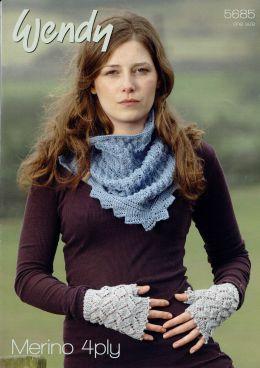 Wendy Scarf and Fingerless Gloves 5685